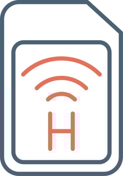 Sim Card Vector Icon