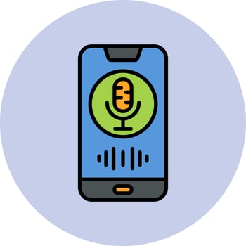 Voice Assistant Vector Icon
