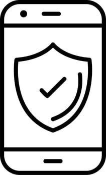 Phone Shield Vector Icon