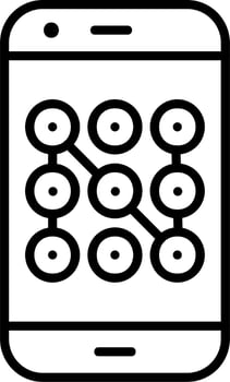 Mobile Security Vector Icon