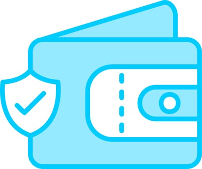 Wallet Secure Vector Icon