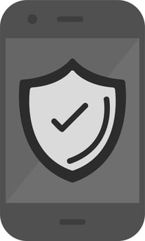 Phone Shield Vector Icon