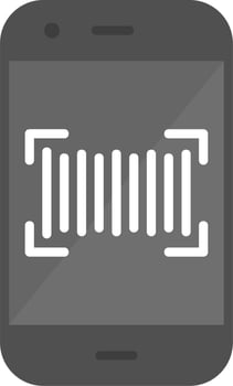 Phone Scanning Vector Icon