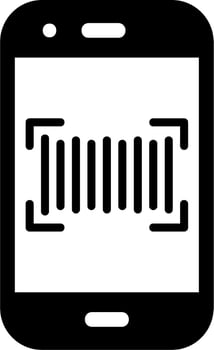 Phone Scanning Vector Icon