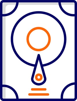 Hard Disk Vector Icon