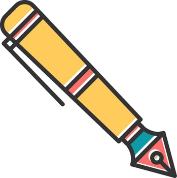 Fountain Pen Vector Icon