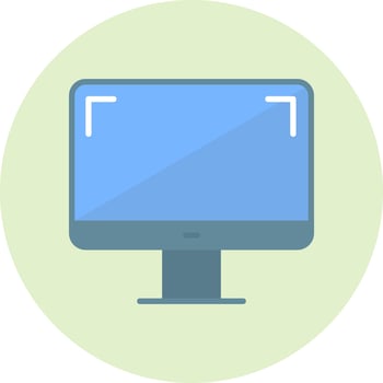 Monitor Vector Icon