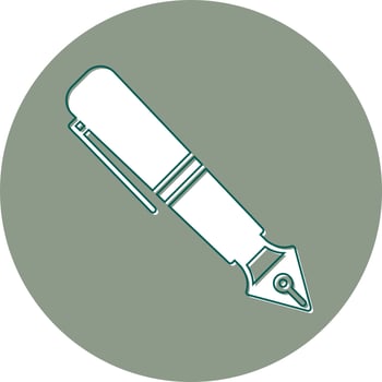 Fountain Pen Vector Icon