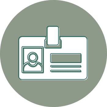 Identity Card Vector Icon