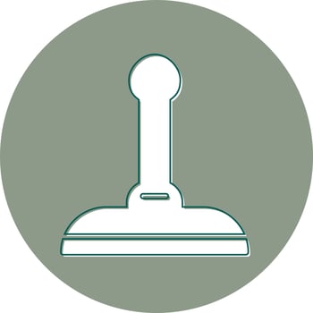 Rubber Stamp Vector Icon
