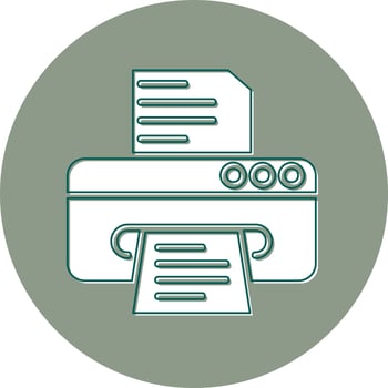 Printer Vector Icon