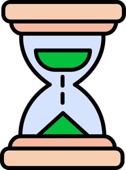 Sand Clock Vector Icon
