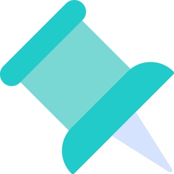 Push Pin Vector Icon