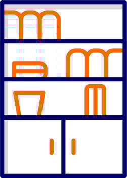 Cupboard Vector Icon
