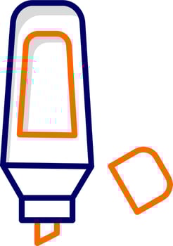 Highlighter Vector Icon