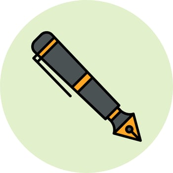 Fountain Pen Vector Icon
