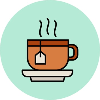 Tea Cup Vector Icon
