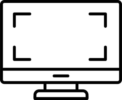 Monitor Vector Icon