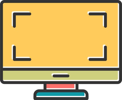 Monitor Vector Icon