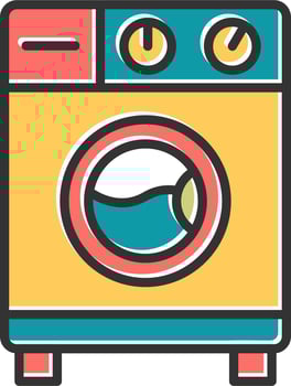 Washing Mechine Vector Icon
