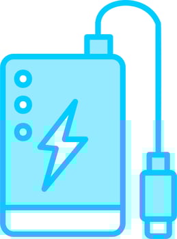 Power Bank Vector Icon
