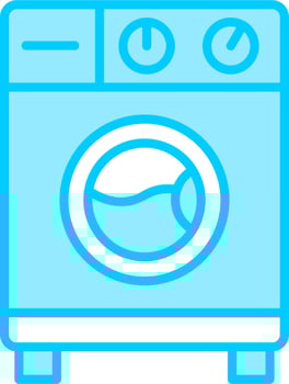 Washing Mechine Vector Icon