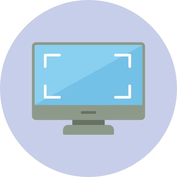 Monitor Vector Icon