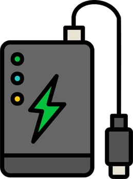 Power Bank Vector Icon