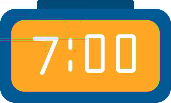 Digital Clock Vector Icon