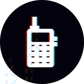 Old Phone Vector Icon