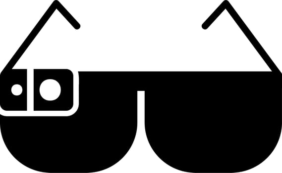Smart Glasses Vector Icon