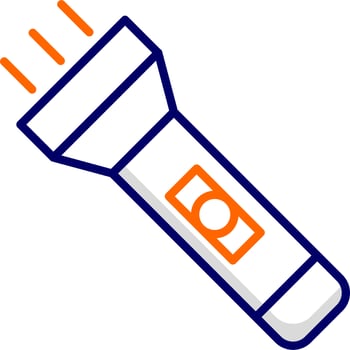 Flashlight Vector Icon