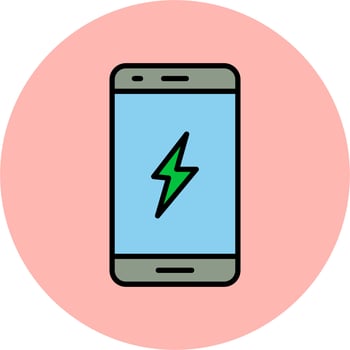 Recharge Mobile Vector Icon