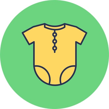 Baby Outfit Vector Icon