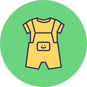 Dungarees Vector Icon