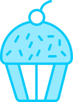 Cupcake Vector Icon
