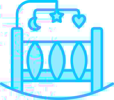 Crib Vector Icon