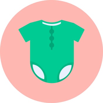 Baby Outfit Vector Icon