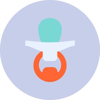 Pacifier Vector Icon