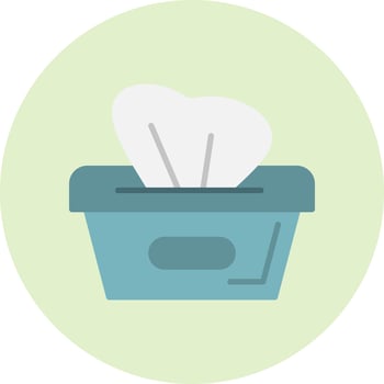 Wipes Vector Icon