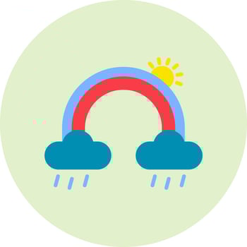 Rainbow Vector Icon