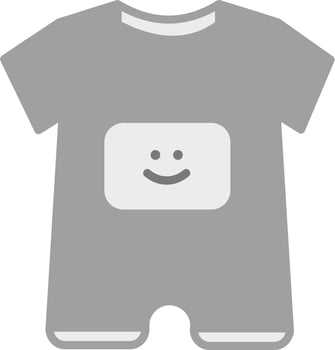 Baby Boy Outfit Vector Icon