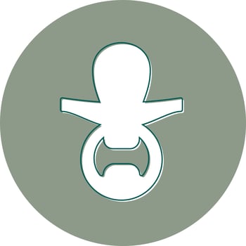Pacifier Vector Icon