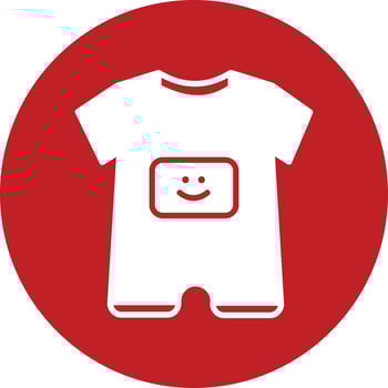 Baby Boy Outfit Vector Icon