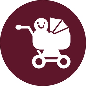 Baby Cart Vector Icon