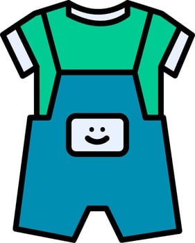 Dungarees Vector Icon