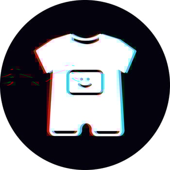Baby Boy Outfit Vector Icon