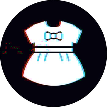 Baby Girls Dress Vector Icon