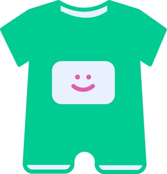 Baby Boy Outfit Vector Icon