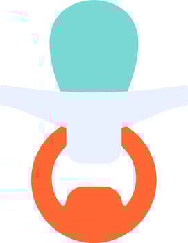 Pacifier Vector Icon